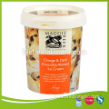 round 500ml Plastic Ice Cream IML containers